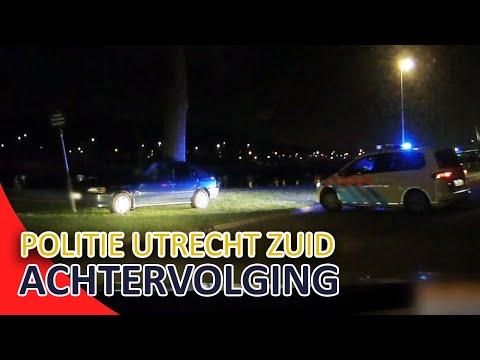 Politie Utrecht Zuid | Achtervolging | Lachgas | Rijden zonder rijbewijs
