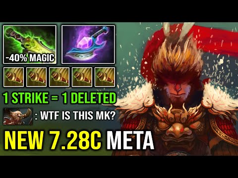 NEW 7.28C CRAZY META Arcane Blink + Ethereal Blade Instant Wukong's Command 1 Strike KO Monkey King