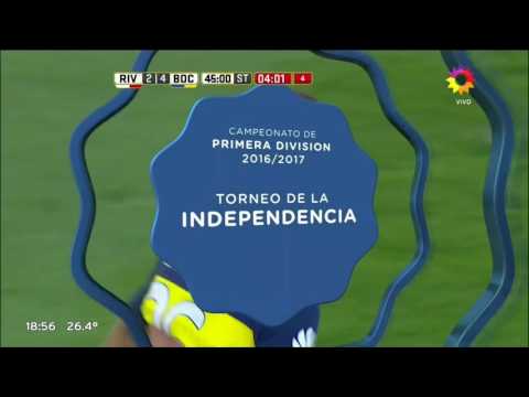 Gol de Centurión (2-4) / River 2-4 Boca Juniors - Fecha 13 Torneo Argentino 2016/17