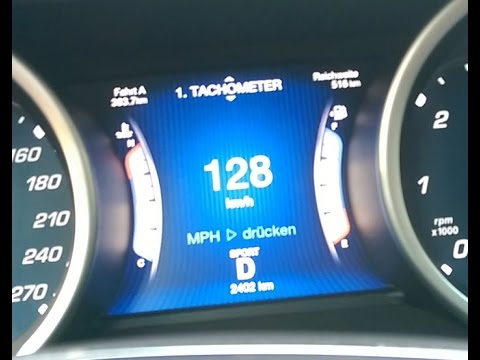 Maserati Ghibli Diesel Acceleration 0-140 km/h