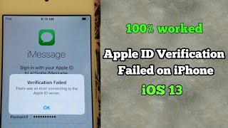 How to Fix Error Connecting Apple ID: Verification Failed Connecting to the Apple ID Server iOS 14.7
