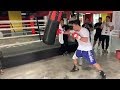MANNY PACQUIAO TRAINING FOR THURMAN CLASH, EXPLODES ON HEAVY BAG!