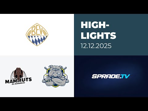 12.12.2025 - Highlights - Schongau Mammuts vs. Schweinfurt Mighty Dogs
