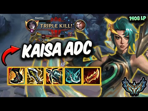 Kaisa vs Caitlyn ADC ( 17/3/8 ) Korea Challenger 1408 LP | Patch 25.24