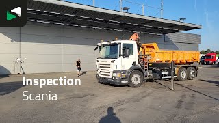 Scania P380 P 6X2 Palfinger PK15500 Kran Crane 20tons containersystem L Muldenkipper | Bild 4 - Autoline