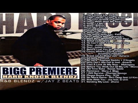 DJ BIGG PREMIERE - HARD KNOCK BLENDZ: R&B BLENDZ w/ JAY Z BEATS [2003]