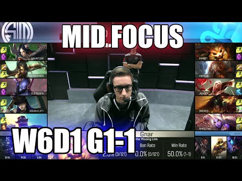TSM vs Cloud 9 - Mid Focus (Bjergsen vs Jensen) | Game 1 S6 NA LCS Summer 2016 W6D1 | TSM vs C9 G1