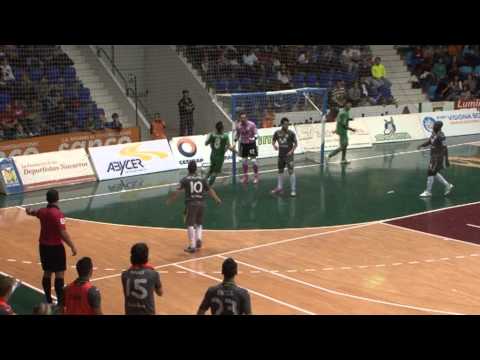 Magna Navarra vs Inter Movistar (2-5). Liga 2013-14. Primera división. LNFS.