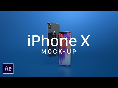 iPhone X After Effects Template