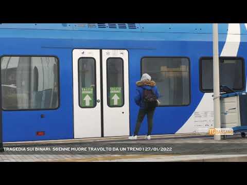 TRAGEDIA SUI BINARI: 56ENNE MUORE TRAVOLTO DA UN TRENO | 27/01/2022