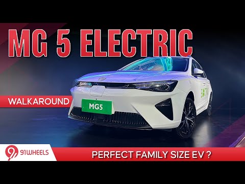 MG 5 Electric Family Size EV Walkaround || Suitable For Indian Market?