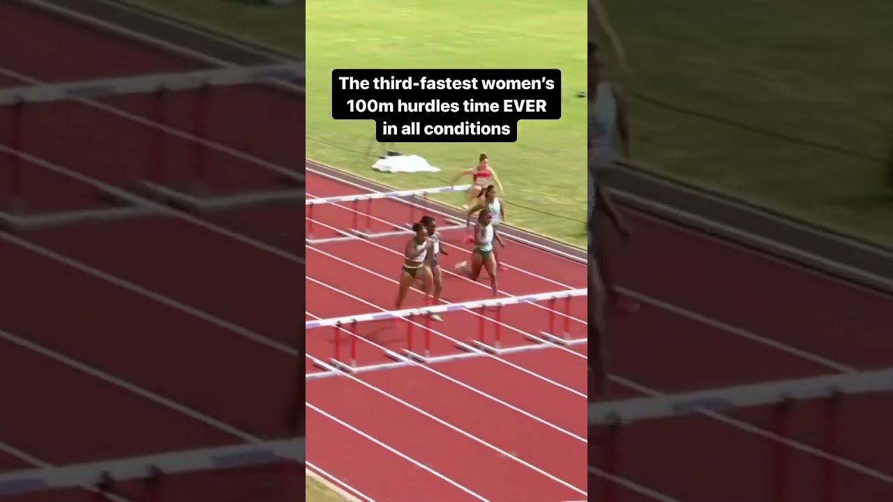 Jasmine CamachoQuinn 3rd fastest time ever in the 100m hurdles