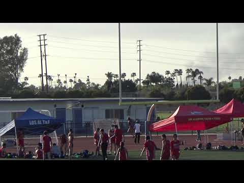 VarG 300m Hurdles vs Servite on 3-31