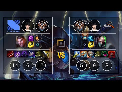 DRX Doran Jayce vs HLE Lehends Singed Top - KR Challenger Patch 10.11