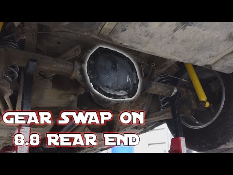 FORD RACING 4.10 GEAR SWAP ON FOXBODY!
