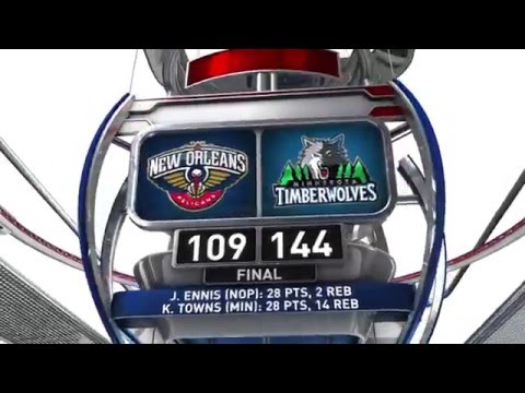New Orleans Pelicans vs Minnesota Timberwolves - April 13, 2016