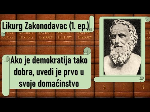 SPARTA: Zakon i običaji, brak i porodica, vaspitanje dece, trening i rat, ishrana (Plutarh „Likurg“)