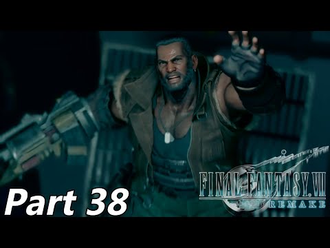 FINAL FANTASY 7 REMAKE Walkthrough Gameplay Part 38 - SHINRA UNDERGROUND TEST SITE - (No Commentary)