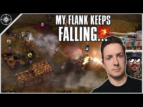 MY FLANK!!! | 4V4 White Ball Express | Company of Heroes 2 Multiplayer