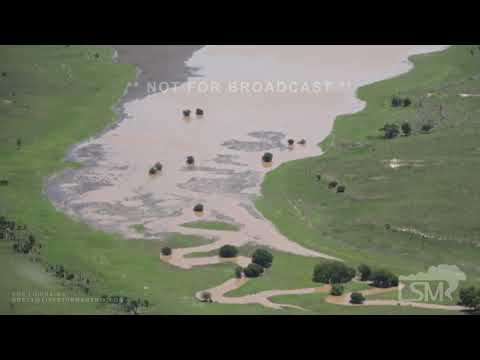 06-03-2023 Amarillo, TX - Aerial Footage of Major Flooding