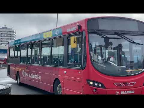 Diamond VDL SB200 Wright Pulsar 2 32130 Bus Route 42 Tipton 