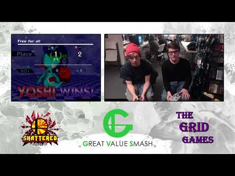 Smash 64: Hotline (Yoshi) V Spongy (Kirby) - Shattered 92 Tourney