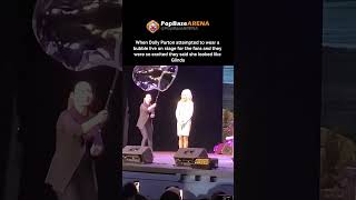 dolly Parton wears a bubble live on stage for the fans #dollyparton