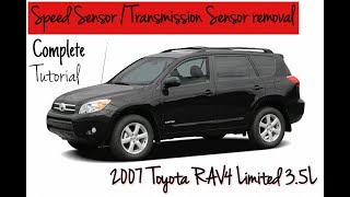 2007 Toyota Rav 4 Limited 3.5L Transmission Sensor // Speed Sensor Removal // Installation