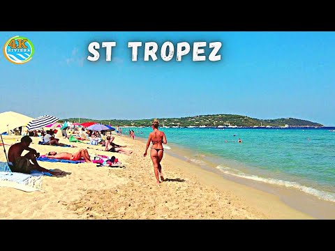 Beach Walk Saint Tropez 4K ???? Pampelonne Beach