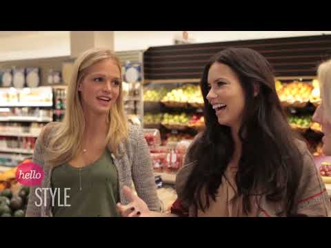QuickClipsHQ - Victoria's Secret Angels Adriana & Erin Go Grocery Shopping