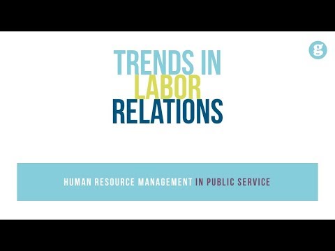 Human Resource Management in Public Service