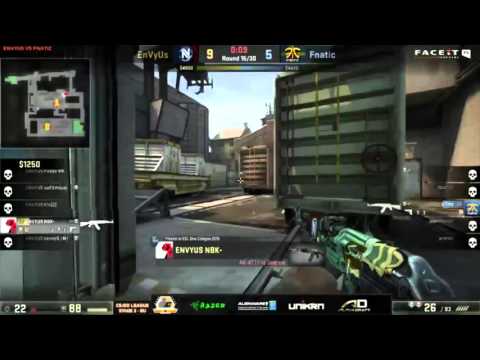 CS:GO - NBK Ridiculous 1-Tap vs Fnatic @ FACEIT League
