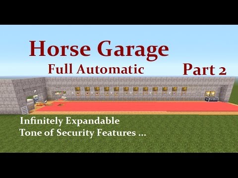 K1 Inc. Minecraft: INSANE Horse Garage Part 2!