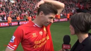 Steven Gerrard post-match