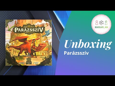 Parázsszív - Dobozbontás - boardgame_hun