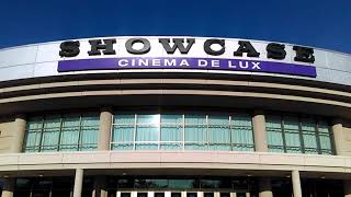 Looking at the outside of Showcase Cinema De Lux in Springdale Ohio before seeing The Invisible Man