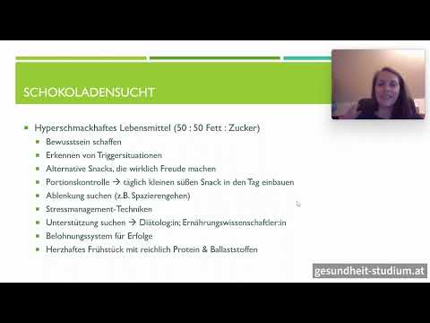 Gesunde Ernährung in Theorie und Praxis | Wasser & Zuckerzufuhr (2/3): Schokoladensucht
