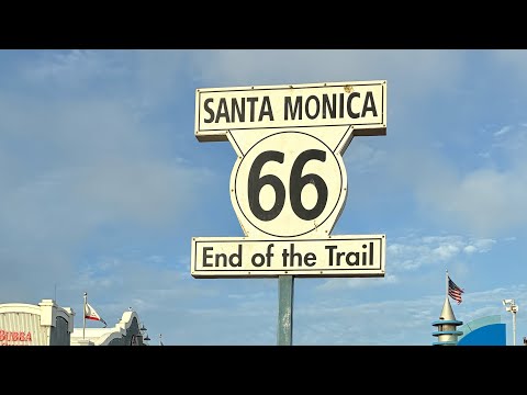 Santa Monica Pier || Coastal beach || Los Angeles || Pacific Ocean || USA2025