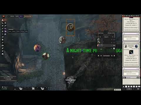 A night-time encounter: Symbaroum and Foundry