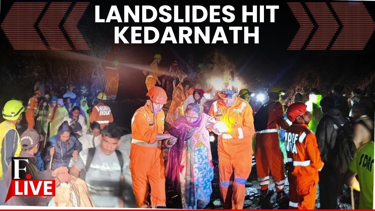 Kedarnath Landslide LIVE: Massive Landslide in Kedarnath , Over 10,000 Pilgrims Rescued