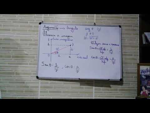 Video aula 03: Argumento de números Complexos