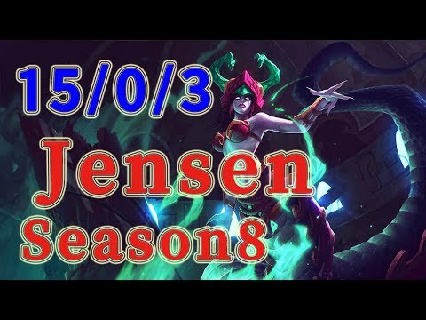 C9 Jensen Cassiopeia MID vs Ryze Patch 8.5