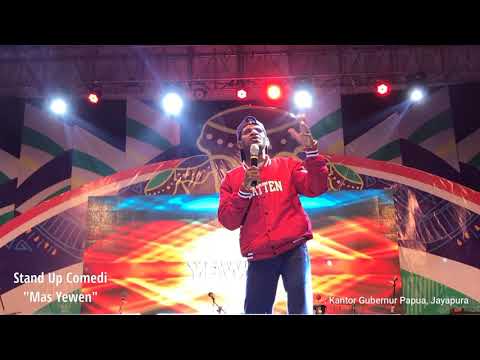 Logat India VS Papua_STAND UP COMEDY "MAS YEWEN" asli pecah‼️‼️. Countdown PEPARNAS XIV PAPUA.