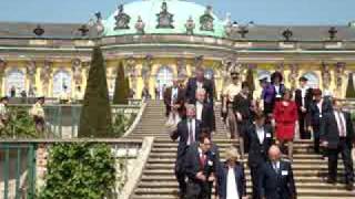 preview picture of video 'Camilla Duchess of Cornwall visiting the Potsdam Sanssouci Castle, video snapshot'