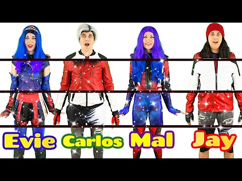 DISNEY DESCENDANTS ALL MIXED UP!
