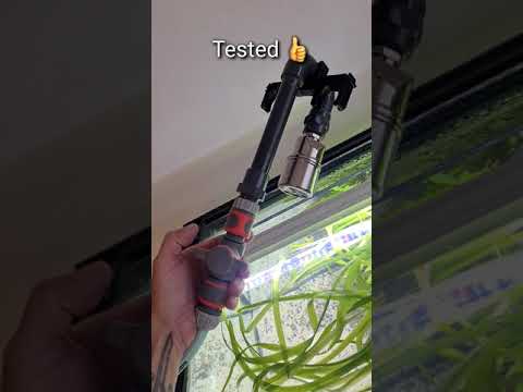 Aquarium water change without flooding