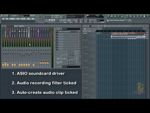 FL Studio Guru - Audio Recording Playlist / Disk vocal recording