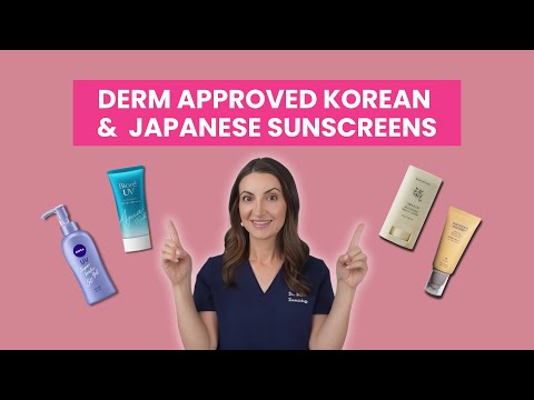 Dermatologist Reviews the Best Korean & Japanese Sunscreens 🌞 | Dr. Aleksandra Brown