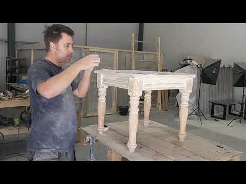Refinishing a side table (quick version)