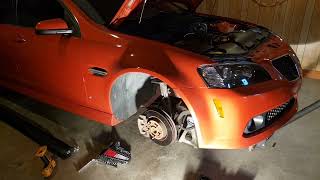 Pontiac G8 full front suspension removal and install